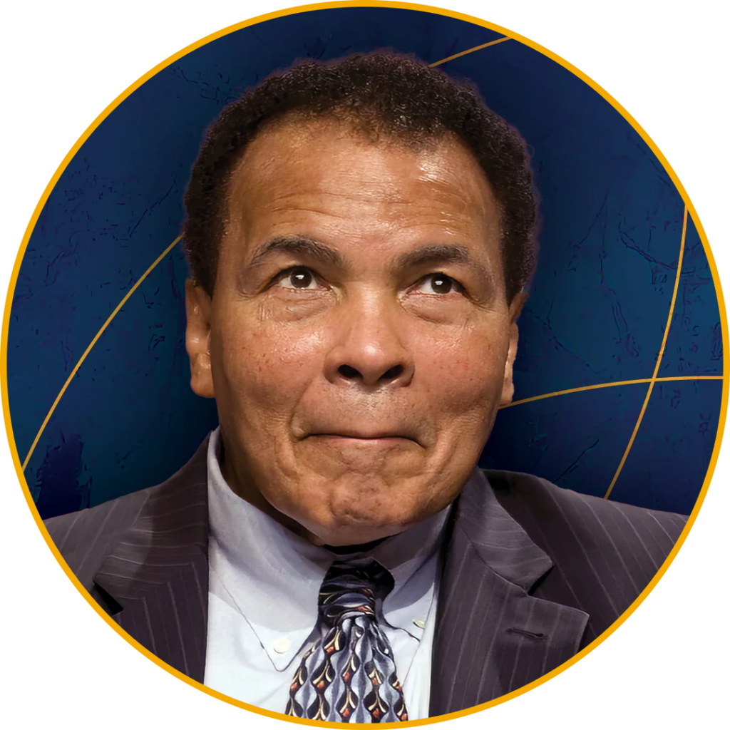 Home 2 ONE Muhammad Ali yellow border